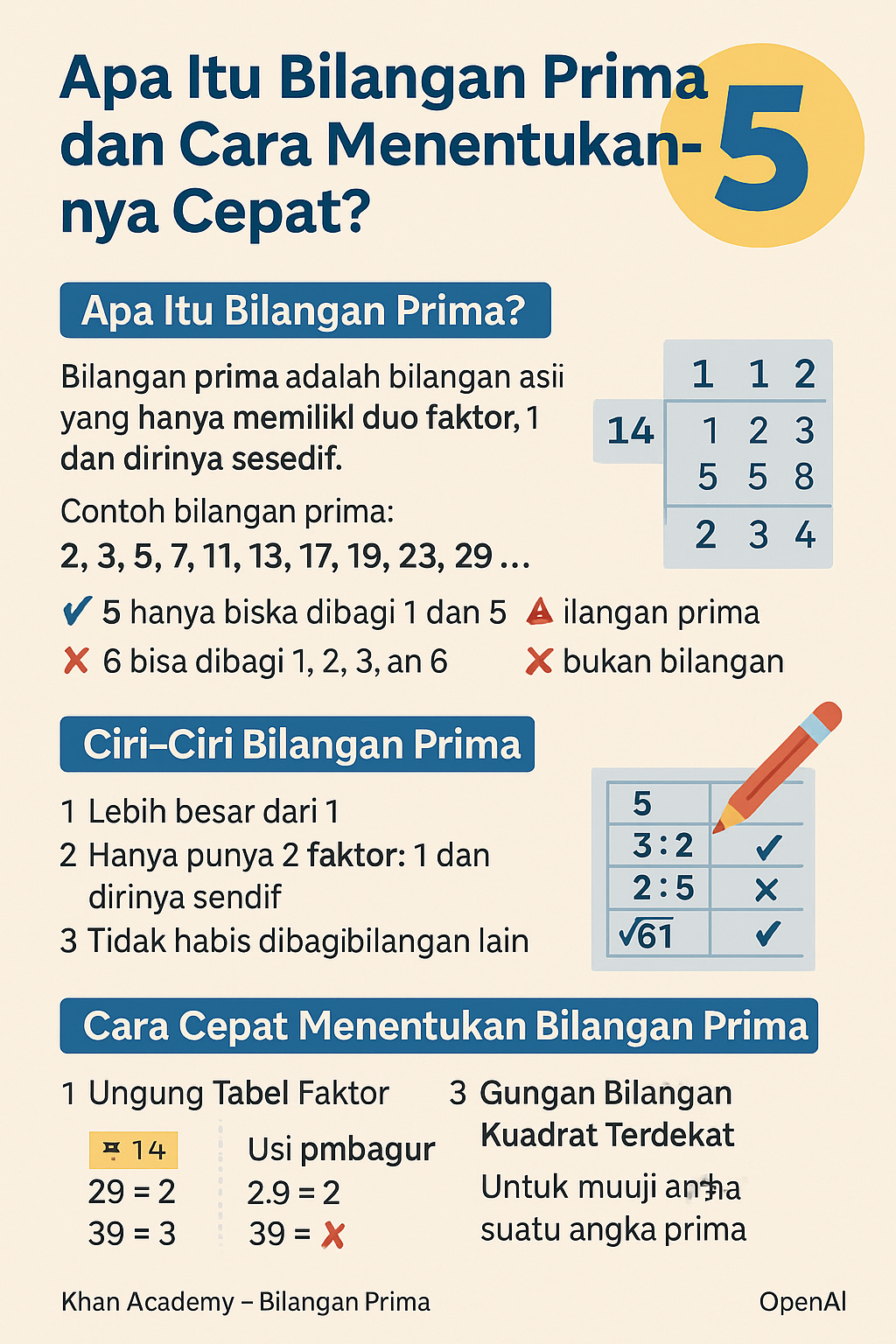 apa itu bilangan prima dan cara menentukannya cepat