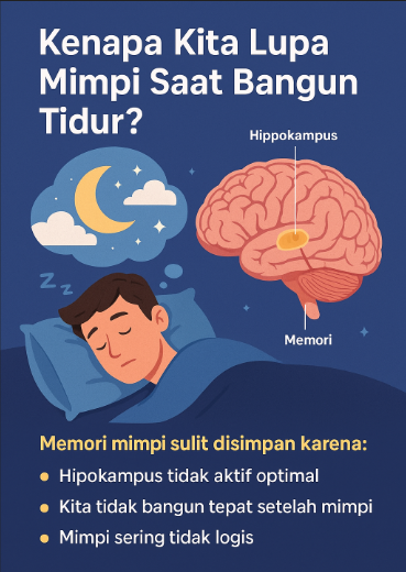 kenapa kita lupa mimpi