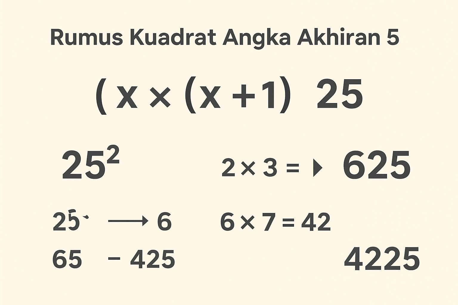kuadrat angka akhiran 5
