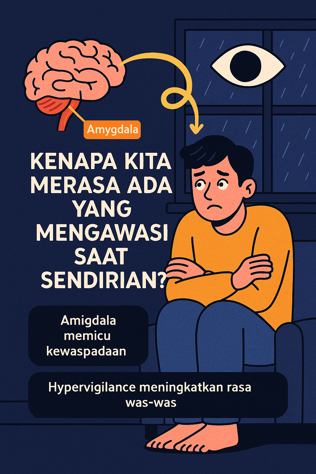 merasa diawasi saat sendirian
