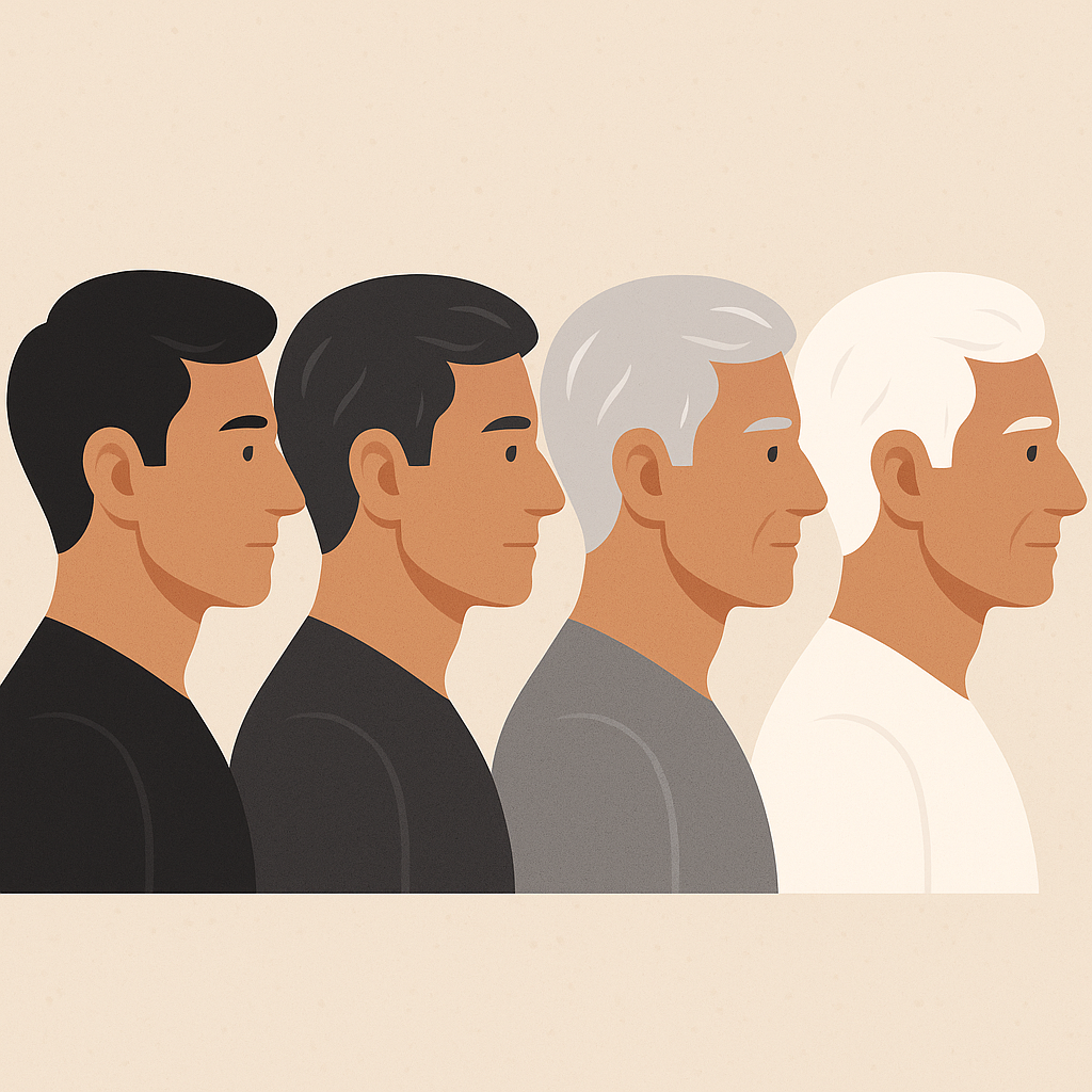 kenapa rambut beruban saat tua